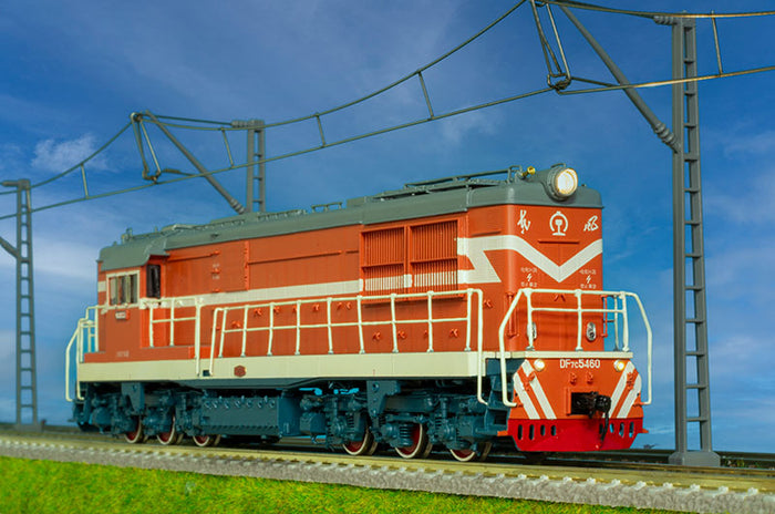 Df7 Train Brass Model: N27 DF 7C Chinese Diesel Locomotive, installed the ESU lo ...
