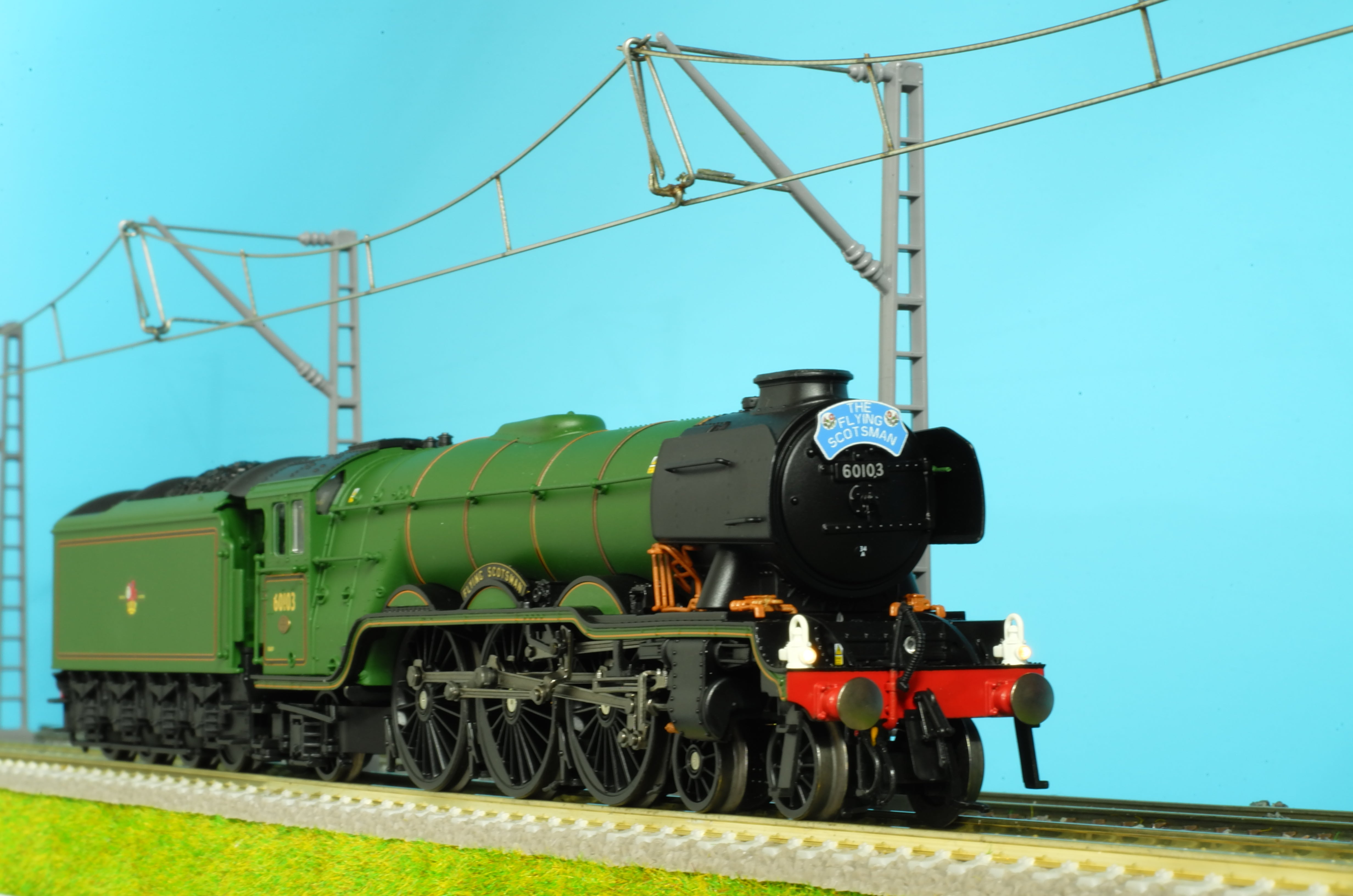 Trix The Flying Scotsman Steam Locomotive in HO (1:87) scale.