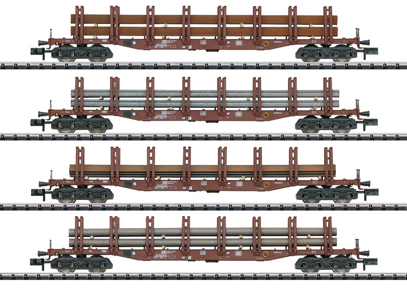 Minitrix Gauge N - Article No. 15484 "Steel Transport" Freight Car Set