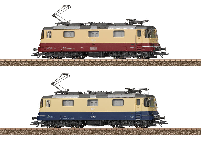Trix H0 - Article No. 25100 Class Re 421 Double Electric Locomotive Set
