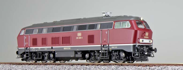 ESU BR 218 Diesel Locomotives in HO.