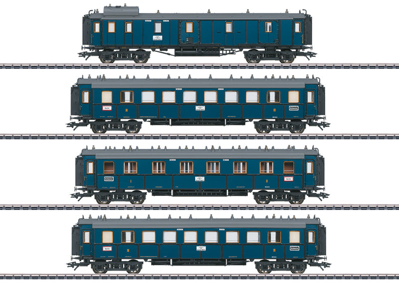 Marklin Gauge H0 - Article No. 41353 K.Bay.Sts.B. Express Train Passenger Car Set