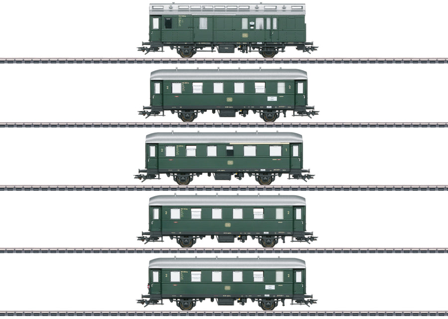 Gauge H0 - Article No. 39782 Class 78.10 Steam Locomotive and 43353 Passenger Car Set