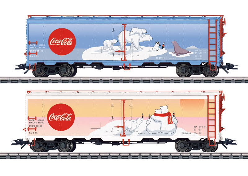 Marklin Gauge H0 - Article No. 45687 "Coca Cola®" Freight Car Set
