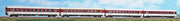 ACME 55271: set of 4 cars DR special train 1989 "Zug der Zukunft"