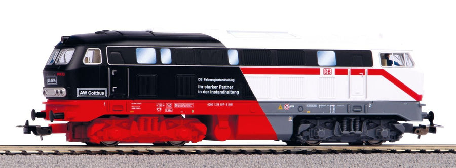 PIKO 57400 DB AG Class 218 497-6 Diesel Locomotive ''Cottbus Maintenance Depot''