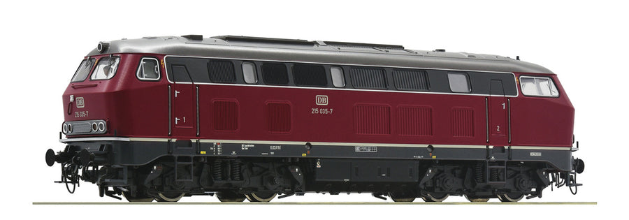 Roco 72757 Diesel locomotive BR 215, DB, sound.