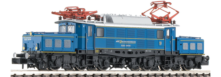Fleischmann 739404 Electric locomotive, class 1020 of the MWB (Mittelweserbahn GmbH).