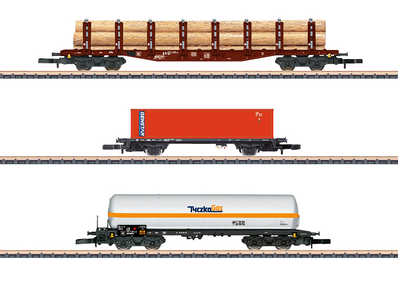 Marklin Gauge Z - Article No. 82596 Freight Car Set with Mixed Loads