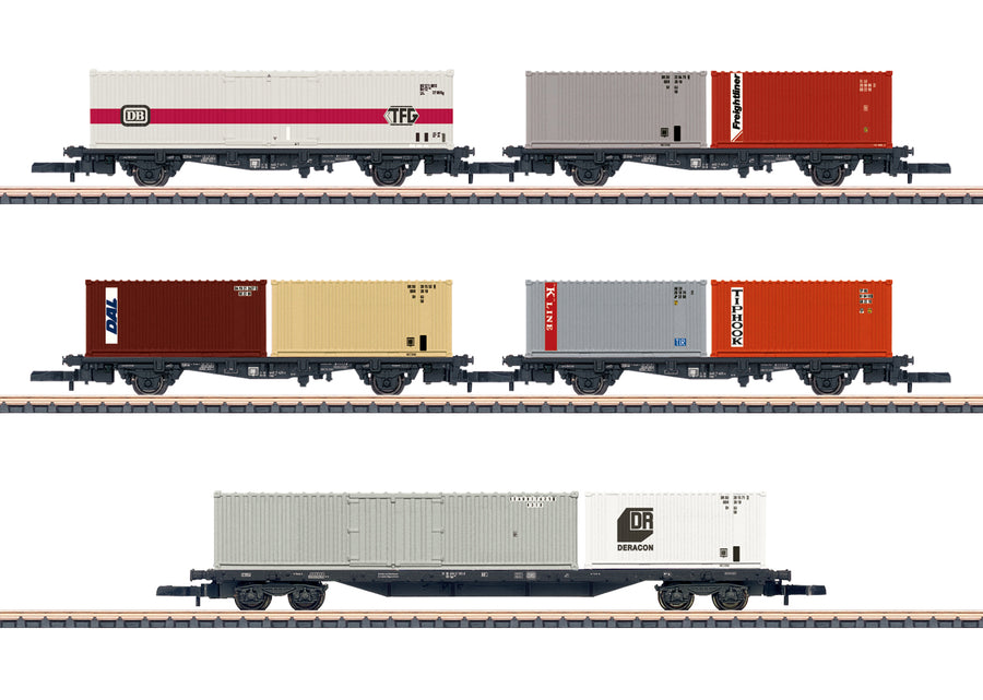 Gauge Z - Article No. 82664 Container Car Set