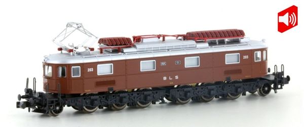 HobbyTrain ah10183S: Swiss Electric locomotive Ae 6/8 #203 of the BLS. DCC sound.