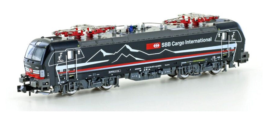 Hobby Train H30169S: Electric locomotive BR 193 Vectron of the SBB Cargo Shadowpiercer DCC sound